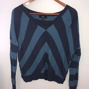 Blue striped long sleeve
